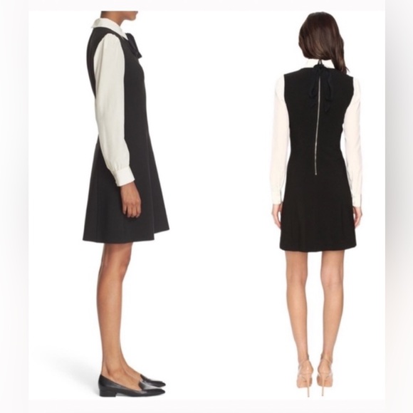 kate spade Dresses & Skirts - 🌟HOST PICK🌟Kate Spade New York Bow Tie Crepe A-Line Dress / size 2